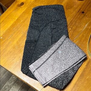 Champion Black and Gray Speckled Leggings